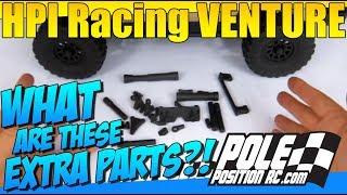 The HPI Venture FJ Cruiser Scale Crawler Truck - What are those extra parts?!