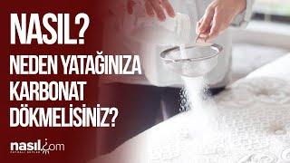 YATAĞINIZI NASIL TEMİZLİYORSUNUZ? İŞTE KARBONAT İLE YATAK NASIL TEMİZLEME! #temizlik #yatak #hijyen