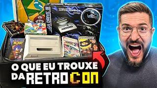 O que eu COMPREI e GANHEI na SEMANA da RETROCON!