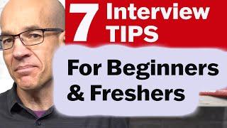 7 Job Interview Tips for Beginners & Freshers (first job interview)
