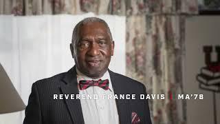 Rev. France Davis | Founders Day Distinguished Alumni Awards 2025