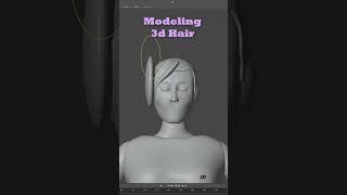 Sculpting 3d Hair from UV Spheres - Blender Beginners