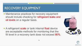 HVACR1418: EPA Type 1 and Part 1 of Type 2 - Lesson 5/21/2020