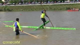 Single Bamboo Drifting in China