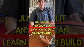 ALMOST ANYONE Can Learn To Build Bike Wheels! #shorts #bikewheel