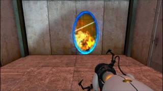 Portal - Getting killed by a flying radio