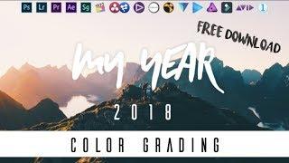 My Year 2018 - How to Color Grade // FREE LUT DOWNLOAD