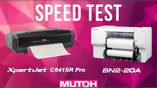 MUTOH XpertJet C641SR Pro Print & Cut Speed Test