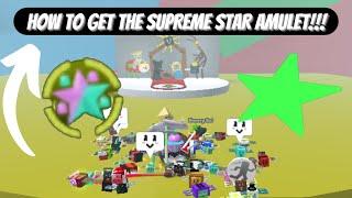 HOW TO GET THE SUPREME STAR AMULET - Getting Gifted Bees Tips! - Bee Swarm Simulator Roblox!