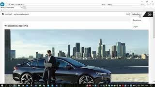 How to create a myOpel account New myOpel - No Pre-registration