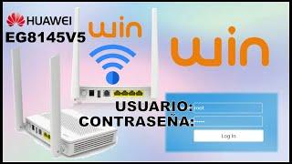 Como cambiar el usuario y contraseña de mi router Huawei EG8145V5 - WIN