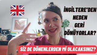 İngiltere'den Neden GERİ DÖNÜYORLAR? - Göçmen Olmanın Aşamaları