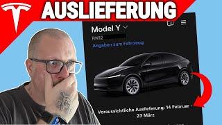 Voraussichtliche Auslieferung in der Tesla App aufgetaucht | Tesla Model Y 