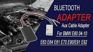 Bluetooth installation in BMW E60/E61 Cheap Bluetooth adapter from Aliexpress.