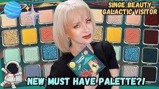 NEW Singe Beauty GALACTIC VISITOR PALETTE 2 Looks Tutorial + Wear Test