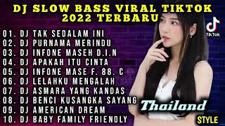 DJ TERBARU TAK SEDALAM INI THAILAND STYLE VIRAL TIKTOK FULL BASS ! FIKO 88 PROJECT