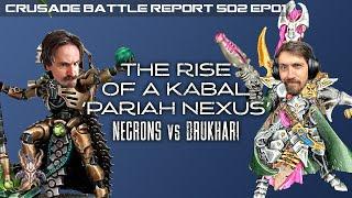 Pariah Nexus ; Necrons vs Drukhari ; Warhammer 40k Crusade Battle Report | Skaredcast