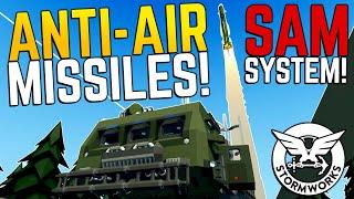 Surface To Air MISSILES Destroy Helicopters & Fighter Jets In Stormworks!