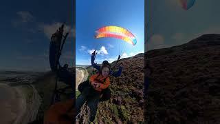 Tandem paraglide with my boy brody years old #bgd #flybgd #paragliding