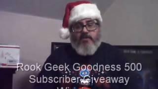 Rook Geek Goodness 500 Subscriber Giveaway Winnings