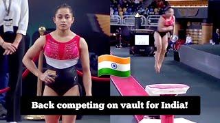 Indian Gymnast Dipa Karmakar back competing after Doping Suspension - 2024 Cairo World Cup