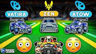 I played with the BEST pros in Rocket League