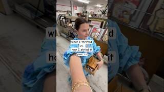 follow along for more thrifted vs styled! ️ #thrifting #homedecorideas #thrifthaul #thriftedhome