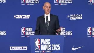 Adam Silver responds to rumors of a NBA European expansion, FIBA partnership to grow basketball