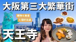 帶你逛大阪第三大繁華街天王寺 Q’s Mall購物美食5選 阿倍野展望台 阿倍野HARUKAS美術館 TEN-SHIBA 堀越神社 安倍晴明神社｜關西大阪自由行 4K Vlog