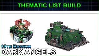 Dark Angels use LEGENDARY Weapons from the Dark Age - Thematic List Build 10th Edition Warhammer 40k