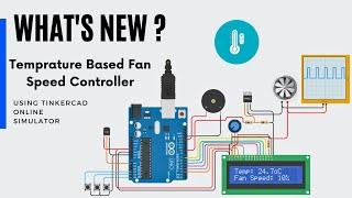 DIY Temperature-Based Fan Speed Controller with Arduino ️