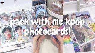  packing kpop photocards! #85 [asmr] (tiktok compilation) | minsbymon