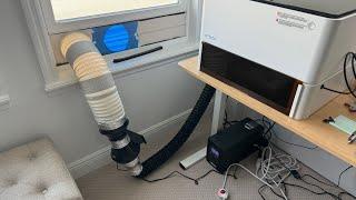 How I Set Up Home Ventilation for my Laser Engraver