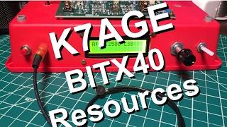 K7AGE BITX40 Resources