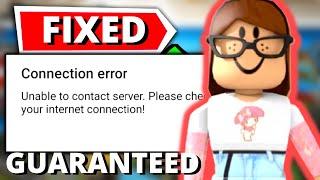 How To Fix Roblox Unable To Contact Server