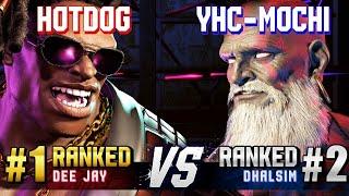 SF6 ▰ HOTDOG29 (#1 Ranked Dee Jay) vs YHC-MOCHI (#2 Ranked Dhalsim) ▰ High Level Gameplay