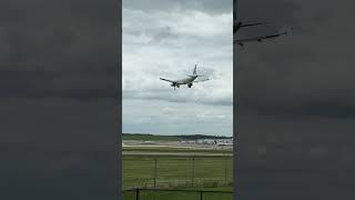 Global X Cargo A321-200 landing on runway 27 at CVG! #airplane #cargo #aviation #airport #a321
