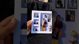 miniture shadow box#diy #minitureshadowbox#diygift#anniversarygift #giftforcouple#photoframe#artist