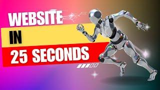 Website in 25 seconds - new ChatGPT model