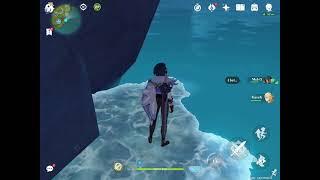 Underwater glitch with kaeya