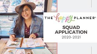 Happy Planner Squad Application 2020-2021