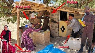 Police gave first wife and her husband a stern warning to vacate second wife's house
