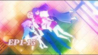 High Schooler's Romantic Life with three shrine maidens | Anime Recap | EP1-13