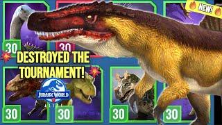 BECKLOLYTH Absolutely DESTROYS the Tournament! | Jurassic World Alive PVP