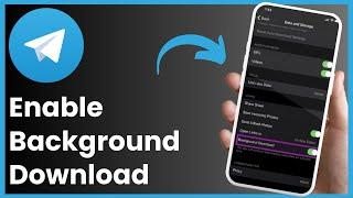 Enable Telegram Background Download !