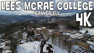 Lees McRae College/ Banner Elk 4K in the Snow (DJI Mavic Air 2 Drone Footage) Middle of Ski Country!