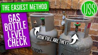 How to Check the Level in Your Gas Bottles