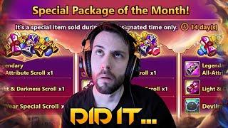 I Bought ALL Special Pack Of The Month..Now Questioning Life’s Decisions  (Summoner's war)