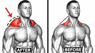 اقوى 10 تمارين عضلة الترابيس كمال الاجسام | ( Traps Workout )