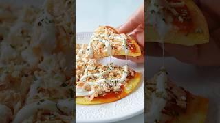 PIZZA FIT RÁPIDA E BARATA (45g de proteína ) #receitasfit